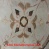 Rose Square, 48" Waterjet Stone Floor Inlay