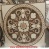 Rosea Square , 48" Waterjet Stone Floor Inlay