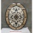 Kristine II, 18" x 24" Oval Waterjet Cut Floor Medallion, Polished