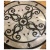24' Kristine II Carrara waterjet medallion