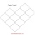 Noce Travertine - Arabesque Waterjet Cut Tile - Design 28