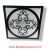BORDEAUX CARRARA, 36" Square Waterjet Stone Floor Inlay