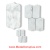 Carrara White Marble Waterjet Cut Tile - Design 27