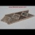 3D Dark Emperador Honed- Tile Border 5" x 12"