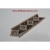 3D Dark Emperador Honed- Tile Border 4" x 12"