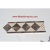 Dark Emperador Honed- Tile Border 4" x 12"