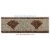Harbor (rojo), Honed Mosaic Tile Listello 4" x 12"