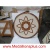 Poppy, 36" Waterjet Stone Floor Inlay