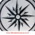 STAR LIGHT CARRARA, 36" Waterjet Medallion