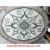 Kristine II, 36" x 48" Oval Mosaic Floor Medallion, nonPolished