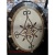 Elegante, 36" x 48" Oval Waterjet Cut Floor Medallion, Polished