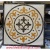 Seville Square 3/8, 36" Waterjet Stone Floor Inlay