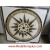 Summer Star, 31 1/2th" Square Stone Floor Inlay