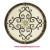 BORDEAUX, 48" Waterjet Medallion