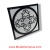 BORDEAUX CARRARA, 36" Square Waterjet Stone Floor Inlay