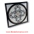 BORDEAUX CARRARA II, 36" Square Waterjet Stone Floor Inlay