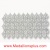 Oval Diamond - Carrara & Thassos White Marble Polished Mosaic Tiles