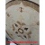 Rose Square, 48" Waterjet Stone Floor Inlay