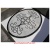 Carrara, 36" x 48" Oval Waterjet Cut Floor Medallion, Polished