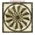 SUNBURST, 36" Square Waterjet Medallion