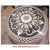 MARSEILLE, 36" Mosaic Floor Medallion - Honed