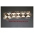 Dark Emperador LARGE Honed- Tile Border 5" x 12"