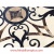 Kristine II, 18" x 24" Oval Waterjet Cut Floor Medallion, Polished