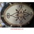 Elegante, 36" x 48" Oval Waterjet Cut Floor Medallion, Polished