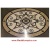 Kristine II, 36" x 48" Oval Mosaic Floor Medallion, Polished