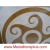 Solar, 36" Waterjet Stone Floor Inlay