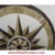 Summer Star, 31 1/2th" Square Stone Floor Inlay