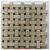 Travertine Honed Basket Weave Meshed on 12x12 sheet