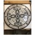 24' Kristine II Carrara waterjet medallion
