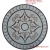 Expressions - Porcelain Floor Medallion