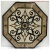 Kristine II, 24" Octagon - Waterjet cut Floor Medallion