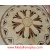 Lilee II Square, 48" Waterjet Stone Floor Inlay