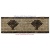 Harbor (brown), Honed Mosaic Tile Listello 4" x 12"