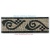 Cole (green), Honed Mosaic Tile Listello 4" x 12"