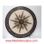 Star Light, HONED 48" Stone Floor Medallion