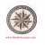 Star Diamond, 24" Stone Floor Medallion