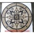 KRISTINE II, 36" Mosaic Floor Medallion - Honed