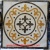 Seville Square 3/8, 36" Waterjet Stone Floor Inlay