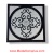 BORDEAUX CARRARA, 36" Square Waterjet Stone Floor Inlay
