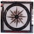 STAR LIGHT, 48" Square Waterjet Medallion
