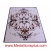 Annabelle, 48" x 72" Rectangle Waterjet Cut Floor Medallion, Polished