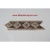 3D Dark Emperador Honed- Tile Border 4" x 12"
