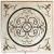 Joanie, 41 5/8" Square Waterjet Stone Floor Inlay