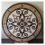 KRISTINE II, 24" Waterjet Stone Floor Medallion