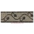 Trenton (brown), Honed Mosaic Tile Listello 4" x 12"