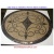 Iron Works II, 24" Honed Mosaic Floor Medallion